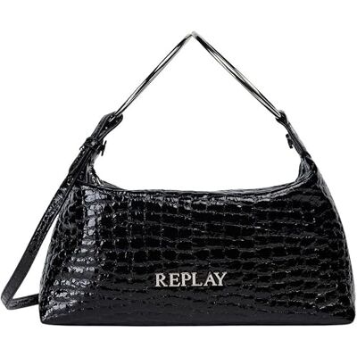 Replay Damväska, FW3004 väska, 0100 Shiny Black Replay Damväska, FW3004 väska, 0100 Shiny Black