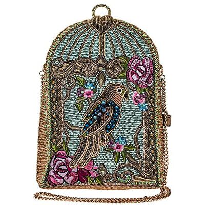 MARY FRANCES vacker papegoja crossbody handväska, multi, mång, Small MARY FRANCES vacker papegoja crossbody handväska, multi, mång, Small
