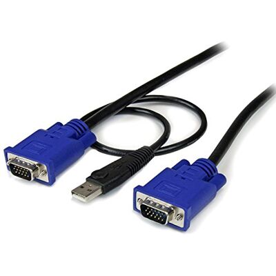 StarTech .com 3 m 2-i-1 PS/2 USB KVM-kabel – kabelsats för KVM-omkopplare/omkopplare StarTech .com 3 m 2-i-1 PS/2 USB KVM-kabel – kabelsats för KVM-omkopplare/omkopplare