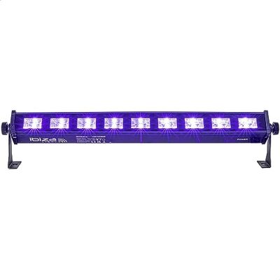 Ibiza LED-UVBAR UV-effektbar med 9 lysdioder på 3 W vardera, svart ljus Svart Ibiza LED-UVBAR UV-effektbar med 9 lysdioder på 3 W vardera, svart ljus Svart