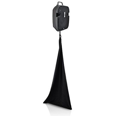 Pyle Universal Dj ljus högtalare stativ kjol stativ scrim skydd med töjbart lycra spandex material – kardborreband, väska för scen/evenemang användning PSCRIM3B, svart Pyle Universal Dj ljus högtalare stativ kjol stativ scrim skydd med töjbart lycra spandex material – kardborreband, väska för scen/evenemang användning PSCRIM3B, svart