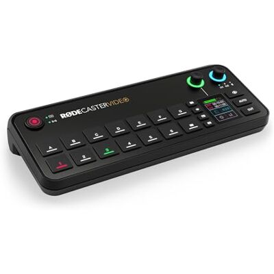 RØDE Caster Video Professionell videoväxlare och ljudgränssnitt Multi-kamera, 6 x videoingångar (HDMI och USB), 1080p60, Multi-källscener RØDE Caster Video Professionell videoväxlare och ljudgränssnitt Multi-kamera, 6 x videoingångar (HDMI och USB), 1080p60, Multi-källscener