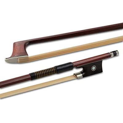 GEWA Violinbogen Massaranduba 3/4 Naturhaar, Ebenholzfrosch mit Schübchen GEWA Violinbogen Massaranduba 3/4 Naturhaar, Ebenholzfrosch mit Schübchen