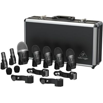 Behringer BC1500 Förstklassigt 7-delat trummikrofonset för studio- och livespelningar Behringer BC1500 Förstklassigt 7-delat trummikrofonset för studio- och livespelningar