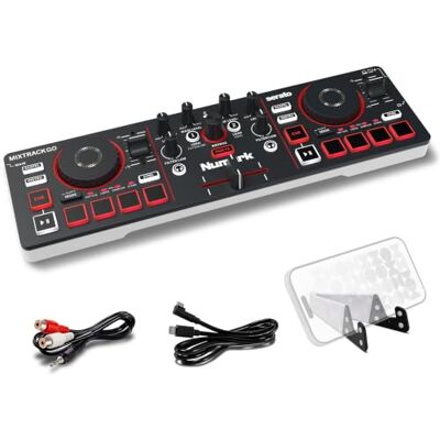 Numark MixTrack Go Kompakt Bluetooth DJ-kontroller med Stems-kontroll Numark MixTrack Go Kompakt Bluetooth DJ-kontroller med Stems-kontroll