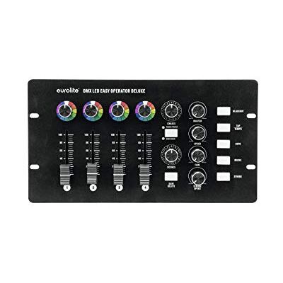 EuroLite DMX LED EASY Operator Deluxe DMX-styrenhet för 4 LED-strålkastare EuroLite DMX LED EASY Operator Deluxe DMX-styrenhet för 4 LED-strålkastare