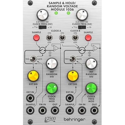 Behringer Eurorack Prov & HOLD/RANDOM VOLTAGE MODULE 1036 Behringer Eurorack Prov & HOLD/RANDOM VOLTAGE MODULE 1036