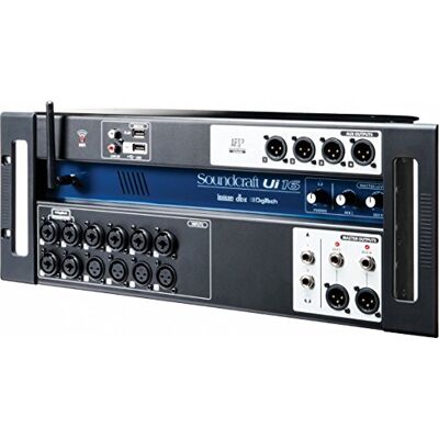 Soundcraft Ui12 Digital mixer med 12 kanaler och fjärrkontroll, svart kanal 16 16 kanal Soundcraft Ui12 Digital mixer med 12 kanaler och fjärrkontroll, svart kanal 16 16 kanal
