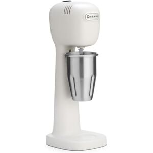 HENDI Milkshaker-mixer, kall cappuccino, milkshaker, dryckesblandare, inklusive 2 skålar (rostfritt stål och polykarbonat) och 2 uppsättningar med 2 reservomrörare, 230 V/400 W, 170 x 196 x (H)490 mm, HENDI Milkshaker-mixer, kall cappuccino, milkshaker, dryckesblandare, inklusive 2 skålar (rostfritt stål och polykarbonat) och 2 uppsättningar med 2 reservomrörare, 230 V/400 W, 170 x 196 x (H)490 mm,