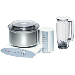 Bosch MUM6 1000W Köksmaskin med 4 hastigheter och pulsfunktion, extra stor 6,2L bunke, täckta drivuttag, konditorset ingår, vit/rostfritt stål Bosch MUM6 1000W Köksmaskin med 4 hastigheter och pulsfunktion, extra stor 6,2L bunke, täckta drivuttag, konditorset ingår, vit/rostfritt stål