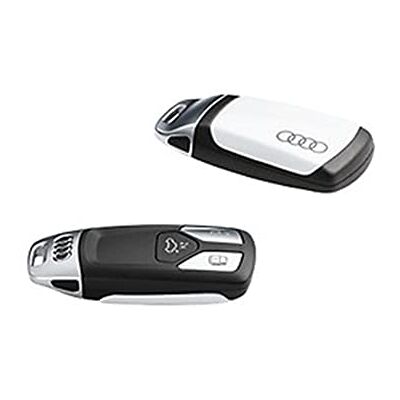 Audi 8W0071208S9R nyckelskydd med ringar logotyp, endast för nycklar 4M0959754 8W0959754 8S0959754 *utan* kromspänne (glaciärvit) Audi 8W0071208S9R nyckelskydd med ringar logotyp, endast för nycklar 4M0959754 8W0959754 8S0959754 *utan* kromspänne (glaciärvit)