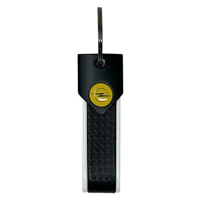 4R Quattroerre.it Bilnyckelring kompatibel med Opel, stark och hållbar, ringstängning, perfekt som present, 90 x 20 mm, Vit gul logotyp, 90 x 20 mm 4R Quattroerre.it Bilnyckelring kompatibel med Opel, stark och hållbar, ringstängning, perfekt som present, 90 x 20 mm, Vit gul logotyp, 90 x 20 mm
