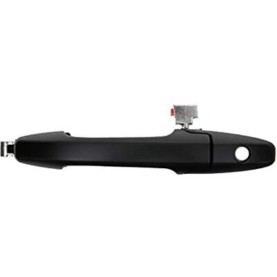 TRQ Front Left Exterior Door Handle Black Drivers Side Compatible with 2006-2011 Honda Civic TRQ Front Left Exterior Door Handle Black Drivers Side Compatible with 2006-2011 Honda Civic
