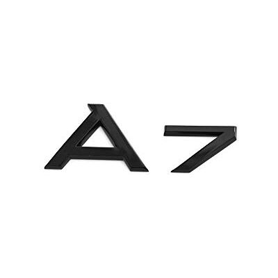 Audi 4K8071803 Logo A7 Svart Tuning Exklusivt Svart Edition Emblem Audi 4K8071803 Logo A7 Svart Tuning Exklusivt Svart Edition Emblem