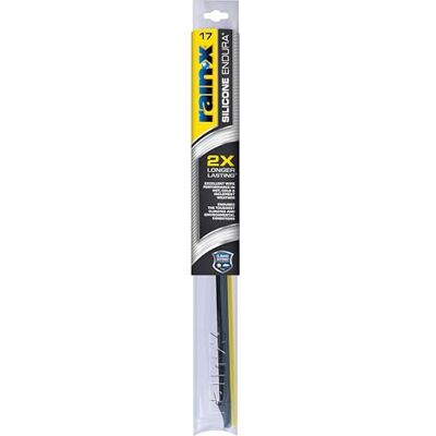 Rain-X 830117 Silicone Endura Wiper Blades, 17 Inch Windshield Wipers (Pack of 1), Automotive Replacement Windshield Wiper Blades With Two Times Longer-Lasting Resilient Silicone Rubber Squeegee Rain-X 830117 Silicone Endura Wiper Blades, 17 Inch Windshield Wipers (Pack of 1), Automotive Replacement Windshield Wiper Blades With Two Times Longer-Lasting Resilient Silicone Rubber Squeegee