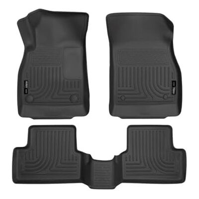 Husky Liners Weatherbeater Floor Mats Fits 2011-2015 Chevrolet Cruze; 2016 Chevrolet Cruze Limited Front & 2nd Row, 3-pc Black 98161 Husky Liners Weatherbeater Floor Mats Fits 2011-2015 Chevrolet Cruze; 2016 Chevrolet Cruze Limited Front & 2nd Row, 3-pc Black 98161