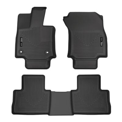 Husky Liners 95501 Black Weatherbeater Front & 2nd Seat Floor Mats 2019 Toyota RAV4-will not fit Hybrids Husky Liners 95501 Black Weatherbeater Front & 2nd Seat Floor Mats 2019 Toyota RAV4-will not fit Hybrids