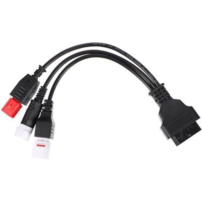 SIXTOL MECHANIC CABLE 23 OBD-II reducering 3-stift/4-stift/6-stifts kompatibel med Yamaha och Honda motorcyklar Diagnostisk adapter motorcykelunderhåll Flexibel robust SIXTOL MECHANIC CABLE 23 OBD-II reducering 3-stift/4-stift/6-stifts kompatibel med Yamaha och Honda motorcyklar Diagnostisk adapter motorcykelunderhåll Flexibel robust