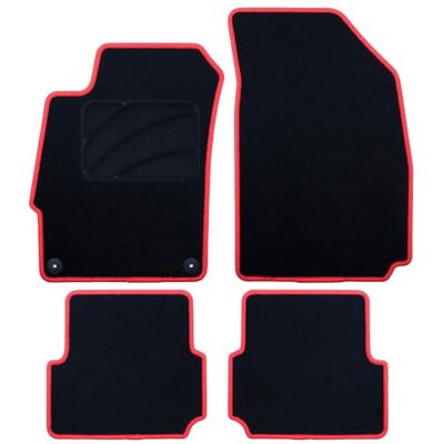 OCCDESIGN Skräddarsydd Chevrolet Aveo matta (2011–2015) 5 st röd kant OCCDESIGN Skräddarsydd Chevrolet Aveo matta (2011–2015) 5 st röd kant