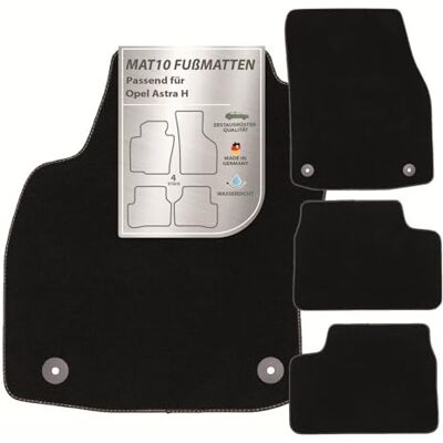 MAT10 Silver-line: Opel Astra H BJ 2004-03 – 2009-11/Caravan BJ 2004-10 – 2010-10/GTC 3-dörrars BJ 2005-03 – 2007 bilmattor velour premium 4-delad svart garanterad passform MAT10 Silver-line: Opel Astra H BJ 2004-03 – 2009-11/Caravan BJ 2004-10 – 2010-10/GTC 3-dörrars BJ 2005-03 – 2007 bilmattor velour premium 4-delad svart garanterad passform