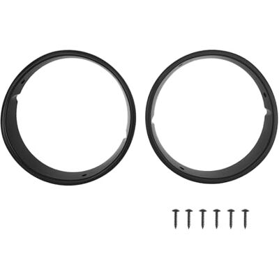 Hooke Road Wrangler TJ Matte Black Headlight Bezels Cover Trim for 1997-2006 Jeep Wrangler TJ (Pair) Hooke Road Wrangler TJ Matte Black Headlight Bezels Cover Trim for 1997-2006 Jeep Wrangler TJ (Pair)