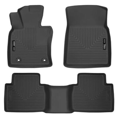 Husky Liners Weatherbeater-serien Fram- och 2:a sits golvfoder – svart 95731 Passar Toyota Camry 2018-2022 (ingen hybridmodeller) 3 st Husky Liners Weatherbeater-serien Fram- och 2:a sits golvfoder – svart 95731 Passar Toyota Camry 2018-2022 (ingen hybridmodeller) 3 st