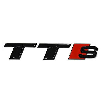 Audi 8S0071804 bokstäver TTS svart tuning Exclusive Black Edition klistermärke emblem Audi 8S0071804 bokstäver TTS svart tuning Exclusive Black Edition klistermärke emblem