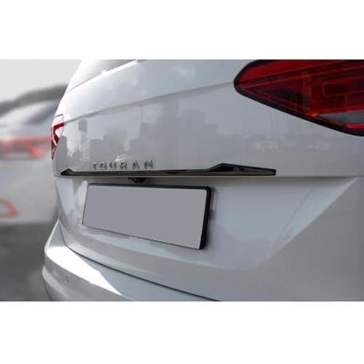 Avisa svart krom rostfritt stål trimlist för bakluckan kompatibel med Volkswagen Touran (5T1) R-Line 2015– Avisa svart krom rostfritt stål trimlist för bakluckan kompatibel med Volkswagen Touran (5T1) R-Line 2015–