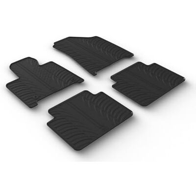 Gledring sats gummimattor kompatibla med Hyundai Santa Fé V (MX5) Hybrid/PHEV 2024–(T-profil 4 delar) Gledring sats gummimattor kompatibla med Hyundai Santa Fé V (MX5) Hybrid/PHEV 2024–(T-profil 4 delar)