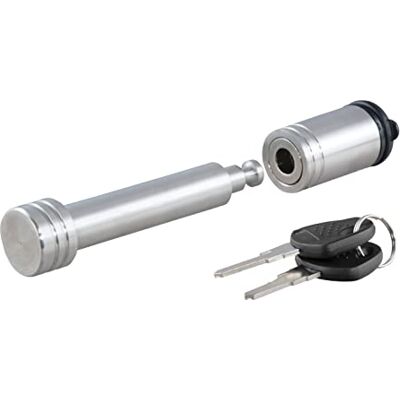 CURT 23516 Stainless Steel Trailer Hitch Lock, 5/8-Inch Pin Diameter, Fits 2-Inch Receiver CURT 23516 Stainless Steel Trailer Hitch Lock, 5/8-Inch Pin Diameter, Fits 2-Inch Receiver