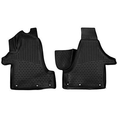 Element Skräddarsydda premium halkfria gummimattor golvmattor för VW Transporter T5 Multivan/ T6 2004–2019 Element Skräddarsydda premium halkfria gummimattor golvmattor för VW Transporter T5 Multivan/ T6 2004–2019