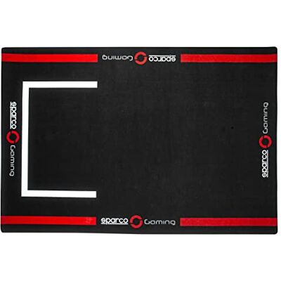 Sparco COCKPIT MATTAN 180X120MM SVART/Röd Sparco COCKPIT MATTAN 180X120MM SVART/Röd