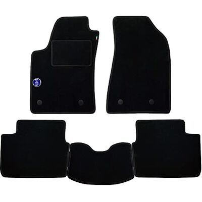 Proposteonline Set Mats gjord för BMW X1 E84 år från 2009 till 2015 i bilmatta c/SVART Färg med Home Logo Proposteonline Set Mats gjord för BMW X1 E84 år från 2009 till 2015 i bilmatta c/SVART Färg med Home Logo