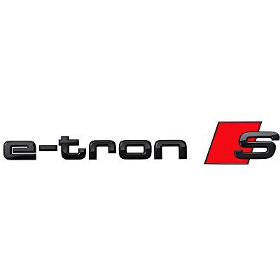 Audi 4KE071804 bokstäver e-tron S svart Tuning Exclusive Black Edition emblem Audi 4KE071804 bokstäver e-tron S svart Tuning Exclusive Black Edition emblem