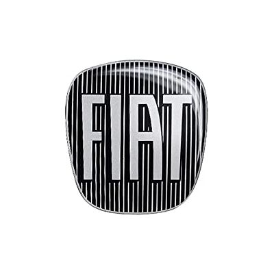 Fiat 14186E 3D-klistermärken logotyp Grande Punto, bak, svart, 71 x 65 mm Fiat 14186E 3D-klistermärken logotyp Grande Punto, bak, svart, 71 x 65 mm