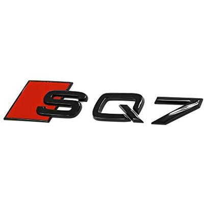 Audi 4M0071804 SQ7 baklucka bokstäver exklusiv svart utgåva emblem klistermärke Audi 4M0071804 SQ7 baklucka bokstäver exklusiv svart utgåva emblem klistermärke