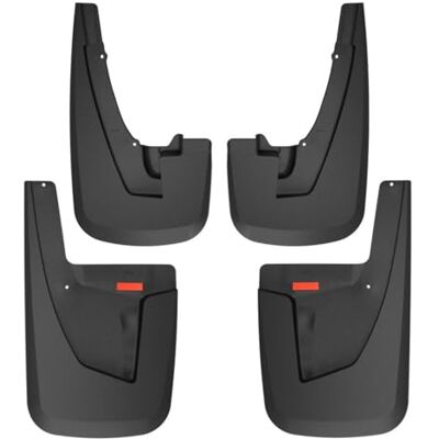 Husky Liners Custom Mud Guards Front and Rear Mud Guard Set fits 2019-2021 Dodge Ram 2500 Vehicle Does Not Have Ram OEM Fender Flares Husky Liners Custom Mud Guards Front and Rear Mud Guard Set fits 2019-2021 Dodge Ram 2500 Vehicle Does Not Have Ram OEM Fender Flares