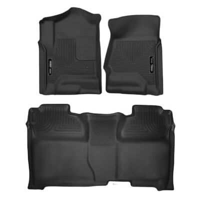 Husky Liners – 53908 passar 2014–18 Chevrolet/GMC Silverado/Sierra 1500 Crew Cab, 2015–19 Chevrolet/GMC Silverado/Sierra 2500/3500 Crew Cab X-act Contour främre golvlinjer Husky Liners – 53908 passar 2014–18 Chevrolet/GMC Silverado/Sierra 1500 Crew Cab, 2015–19 Chevrolet/GMC Silverado/Sierra 2500/3500 Crew Cab X-act Contour främre golvlinjer