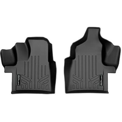 SMARTLINER Custom Fit First Row Floor Mat Liners Black Compatible with 2020-2023 Compatible with Ford Transit with Vinyl Flooring (No Transit Connect) SMARTLINER Custom Fit First Row Floor Mat Liners Black Compatible with 2020-2023 Compatible with Ford Transit with Vinyl Flooring (No Transit Connect)