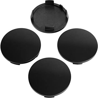 KitsPro 2,4 tum 60 mm navkapslar, 4-pack (matt svart, ytterdiameter 60 mm, innerdiameter 56 mm) KitsPro 2,4 tum 60 mm navkapslar, 4-pack (matt svart, ytterdiameter 60 mm, innerdiameter 56 mm)