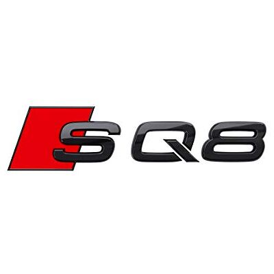 Audi 4M8071804 bokstäver SQ8 Black Edition emblem bokstäver modellbeteckning klistermärke svart/röd Audi 4M8071804 bokstäver SQ8 Black Edition emblem bokstäver modellbeteckning klistermärke svart/röd