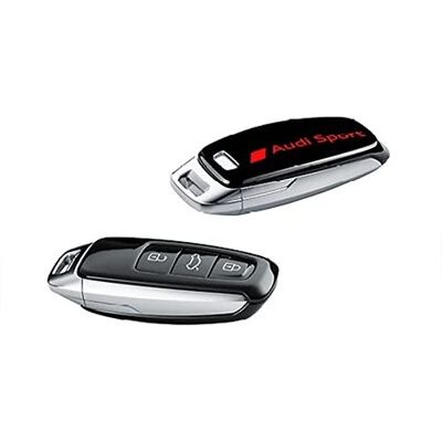 Audi 4N0071208CY9T nyckelskydd, sportlogotyp, endast för nyckel 8Y0959754 4N0959754, svart/röd Audi 4N0071208CY9T nyckelskydd, sportlogotyp, endast för nyckel 8Y0959754 4N0959754, svart/röd