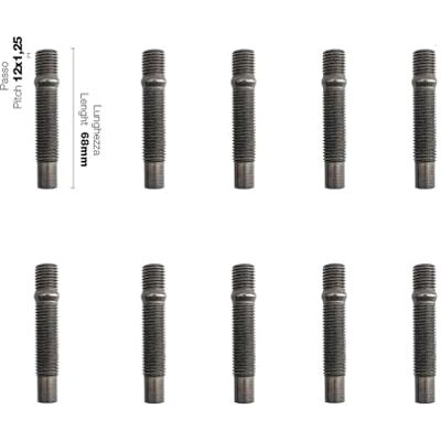 Simoni Racing CR/30-10 Kit 10 kolonnetter Hjul 12x1.25 Längd 68mm M Simoni Racing CR/30-10 Kit 10 kolonnetter Hjul 12x1.25 Längd 68mm M