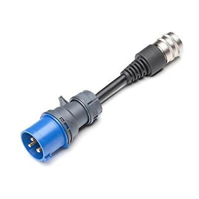 smart Juice Juice Connector, CEE32 Blå Adapter för Elfordon, Laddningslösning med Automatisk Justering, Kompatibel med Juice Booster 2 och Juice Booster 3 Air Bärbar Mobil Wallbox smart Juice Juice Connector, CEE32 Blå Adapter för Elfordon, Laddningslösning med Automatisk Justering, Kompatibel med Juice Booster 2 och Juice Booster 3 Air Bärbar Mobil Wallbox