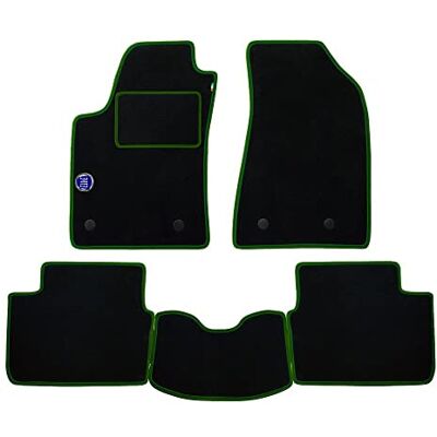 Proposteonline Set Mats tillverkad för FIAT TYP från år 2015 och framåt i bilmatta Made in Italy Color SVART med varumärke Proposteonline Set Mats tillverkad för FIAT TYP från år 2015 och framåt i bilmatta Made in Italy Color SVART med varumärke