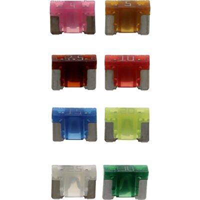 Restagraf Blandade av platta säkringar LP Mini, 58V, 4-30A, 8 st Restagraf Blandade av platta säkringar LP Mini, 58V, 4-30A, 8 st