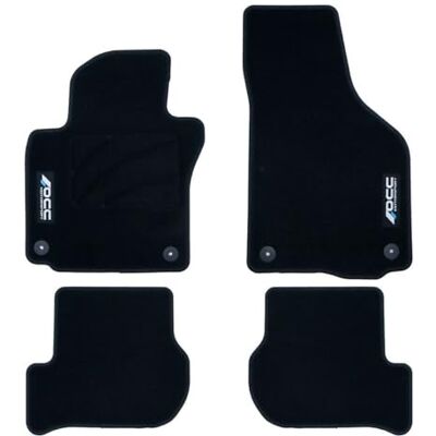 OCCDESIGN OCC Design – skräddarsydda bilmattor, kompatibla med Volkswagen Golf Vi (2008–2012), matta, velour/polypropen, originalankare, halkfri baksida, häl, 4 delar OCCDESIGN OCC Design – skräddarsydda bilmattor, kompatibla med Volkswagen Golf Vi (2008–2012), matta, velour/polypropen, originalankare, halkfri baksida, häl, 4 delar