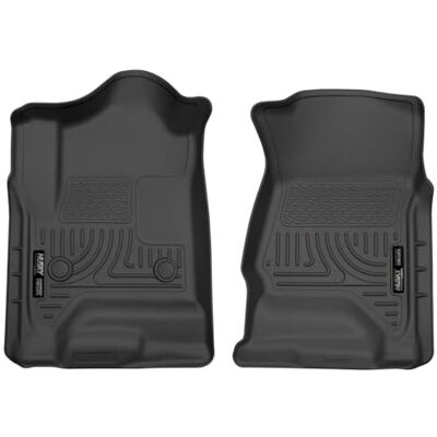 Husky Liners Weatherbeater golvmattor Passar olika 2014-2020 Chevrolet Silverado, GMC Sierra, Cadillac Escalade och ESV, Yukon och XL, Suburban, Tahoe (se beskrivning) Framsäten, 2-st svarta Husky Liners Weatherbeater golvmattor Passar olika 2014-2020 Chevrolet Silverado, GMC Sierra, Cadillac Escalade och ESV, Yukon och XL, Suburban, Tahoe (se beskrivning) Framsäten, 2-st svarta