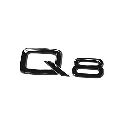 Audi 4M8071803 text Q8 svart tuning Exclusive Black Edition emblem Audi 4M8071803 text Q8 svart tuning Exclusive Black Edition emblem