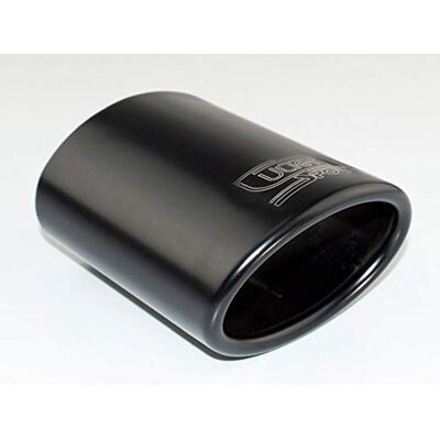 Ulter Sport NX10B + BOX avgasefterbehandling-oval 95 x 65 mm-längd 120 mm-installation 40-55 mm-svart INOX, svart Ulter Sport NX10B + BOX avgasefterbehandling-oval 95 x 65 mm-längd 120 mm-installation 40-55 mm-svart INOX, svart